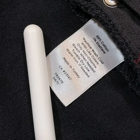 New Talbots W-Heritage Slim Ankle Jeans Black Stretch Denim Size 20W NWT - Picture 5 of 8